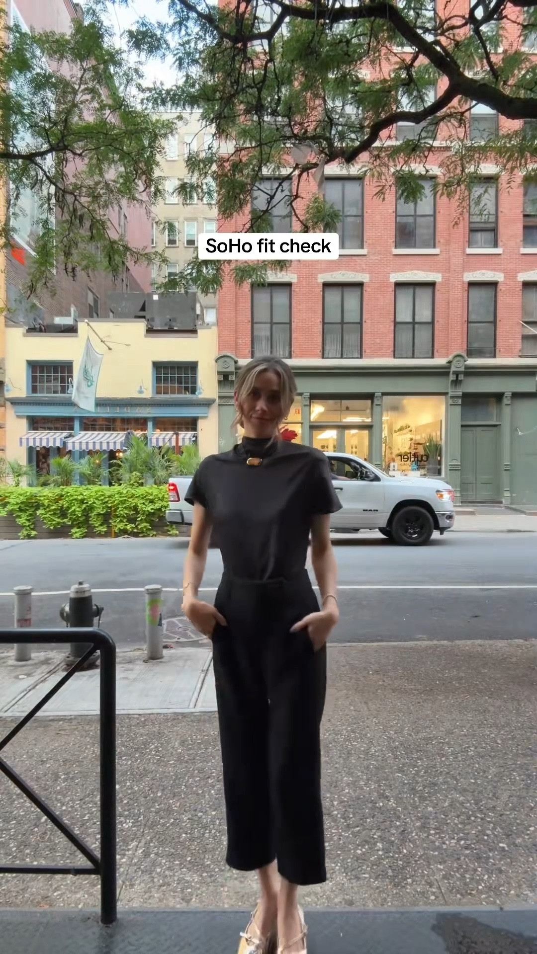 A night out in NYC. Top designed by my friend at LivKhai ❤️‍🔥 