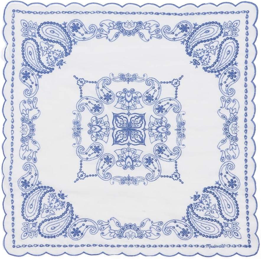 Madewell Women's Cotton Eyelet Bandana | Amazon (US)