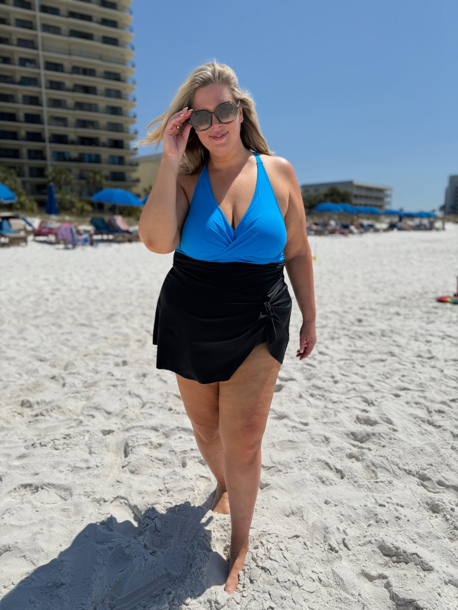 Plus size swim dress! I sized up to the 3X and it firs perfect! This comes in so many colors as well!

Plus size swimwear, plus size fashion, affordable swimwear, vacation outfit idea, beach outfit

#LTKMidsize #LTKPlusSize #LTKSwim