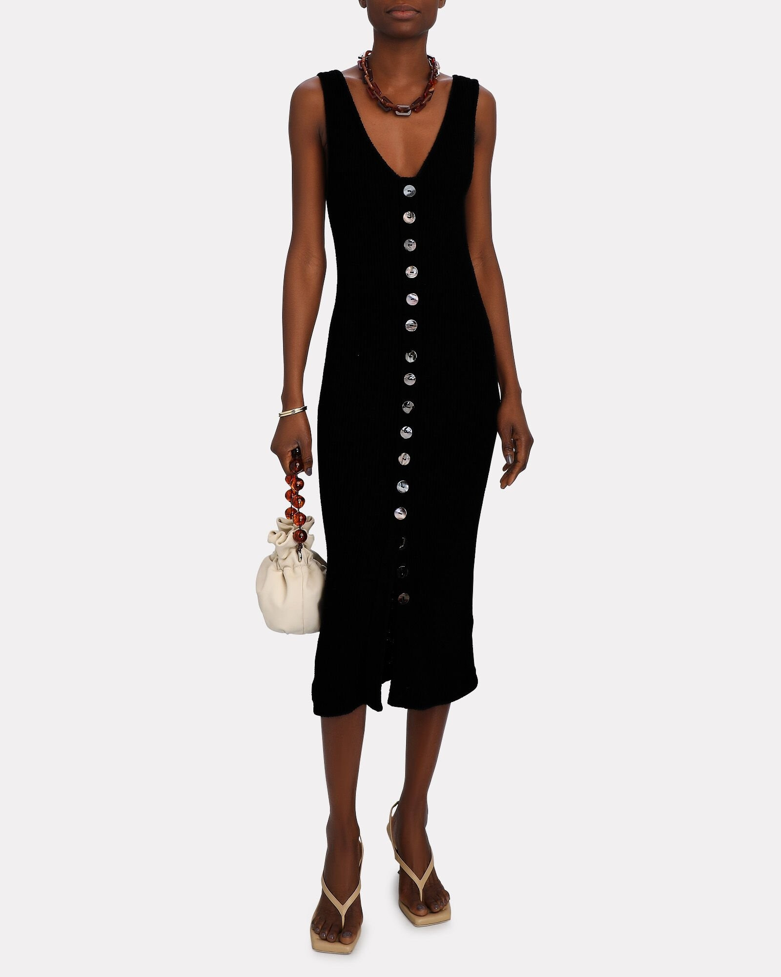 Terry Knit Cardigan Dress | INTERMIX