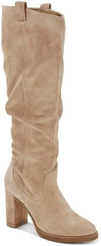 Juliet Holy Women's Knee High Boots Chunky Block Heel Wide Calf Round Toe Side Zipper Fashion Dre... | Amazon (US)