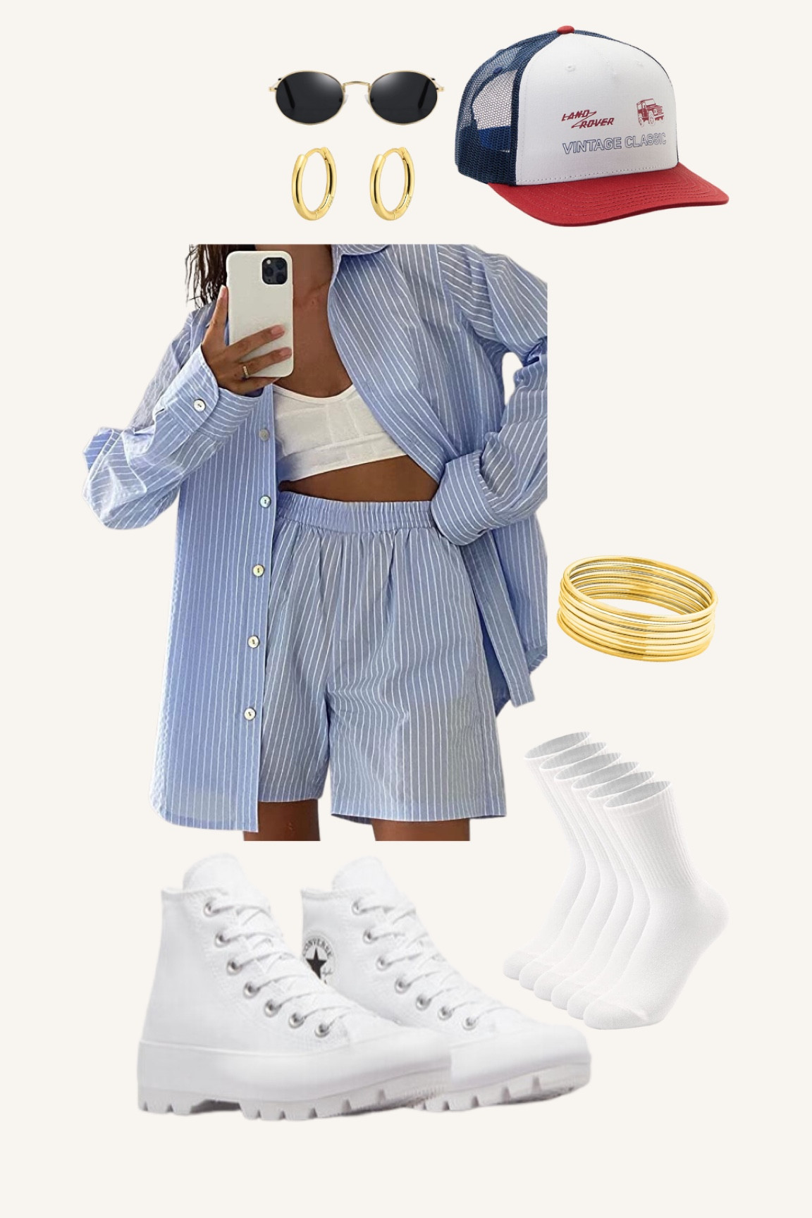 Fourth of July casual outfit inspo 