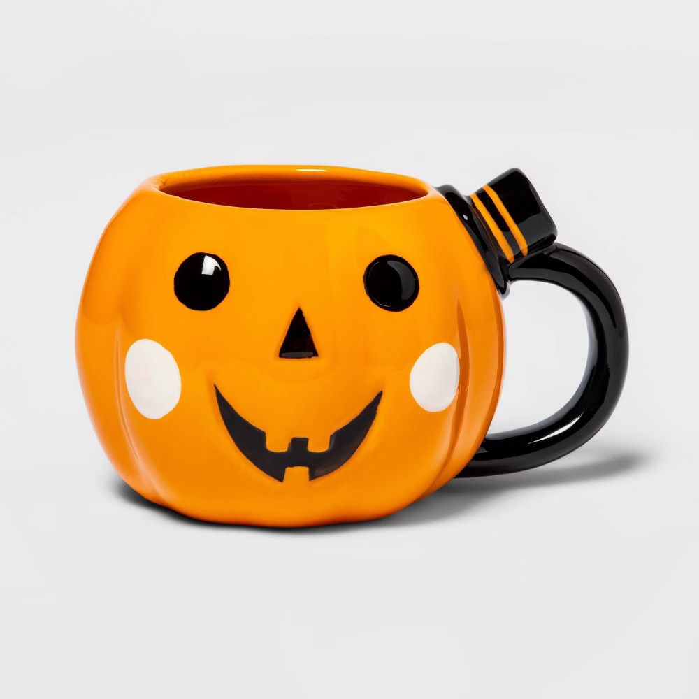 10oz Stoneware Pumpkin Figural Mug - Hyde & EEK! Boutique | Target
