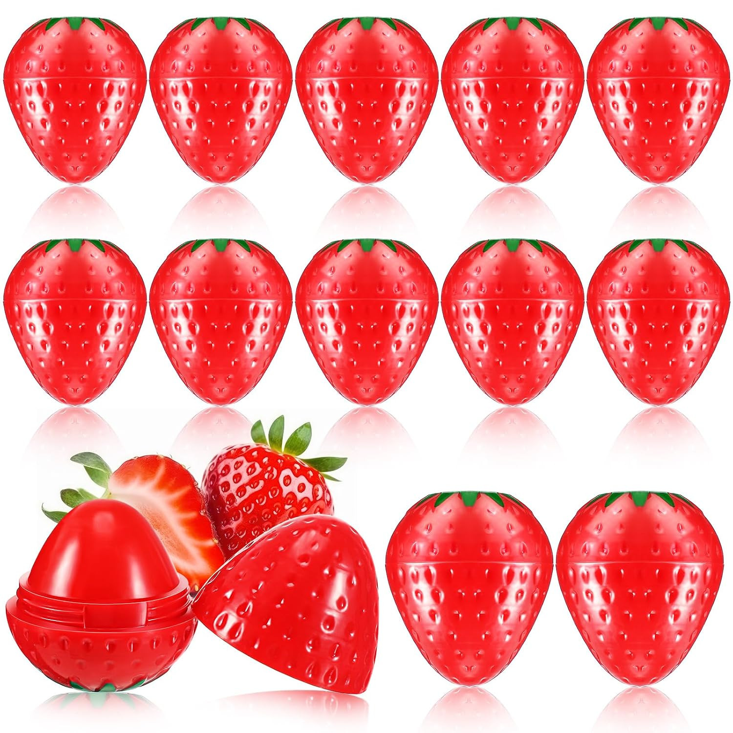Dimsile 12 Pcs Cute Lip Balm Lip Wrinkle Repair Moisturizing and Plumping Lasting Hydrating Lip C... | Amazon (US)