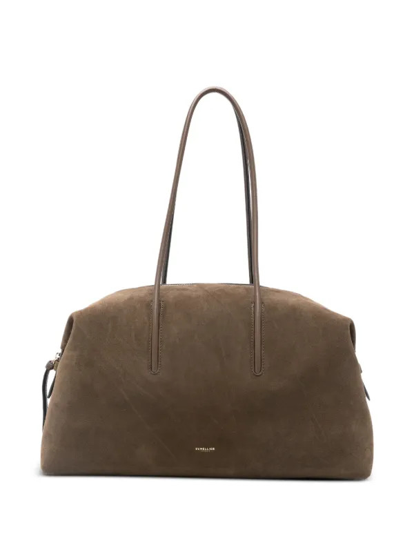DeMellier Stockholm Suede Shoulder Bag | Brown | FARFETCH UK | Farfetch Global