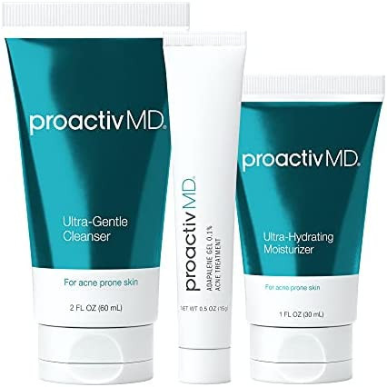 ProactivMD Adapalene Gel Acne Kit - with Adapalene Gel Acne Treatment, Green Tea Face Cleanser, a... | Amazon (US)