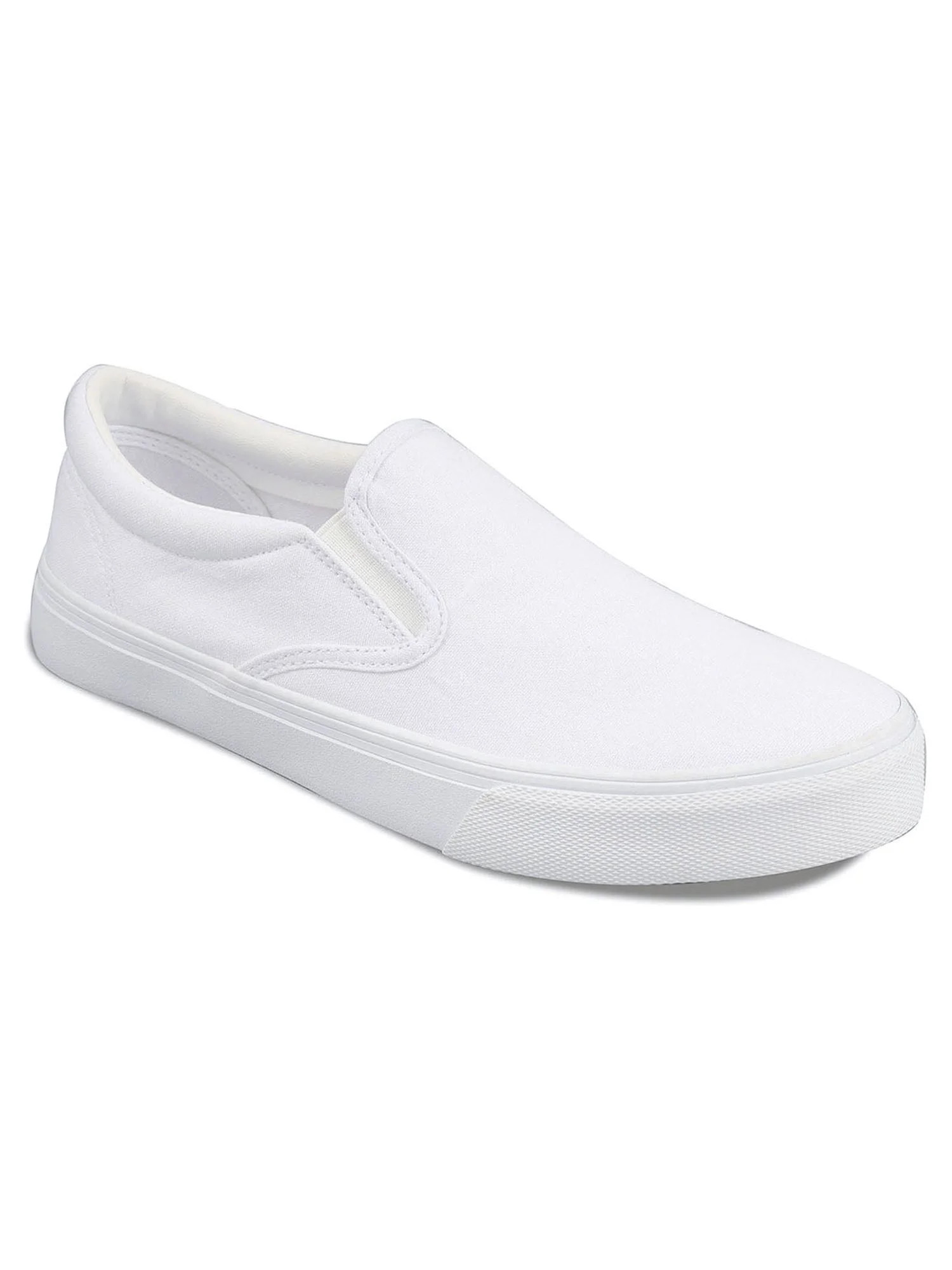 No Boundaries Women's Twin Gore Canvas Slip On Sneakers | Walmart (US)