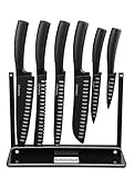 Cuisinart C77NS-7P Classic Nonstick Edge Collection 7-Piece Cutlery Knife Set with Acrylic Stand, Bl | Amazon (US)