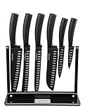 Cuisinart C77NS-7P Classic Nonstick Edge Collection 7-Piece Cutlery Knife Set with Acrylic Stand, Bl | Amazon (US)