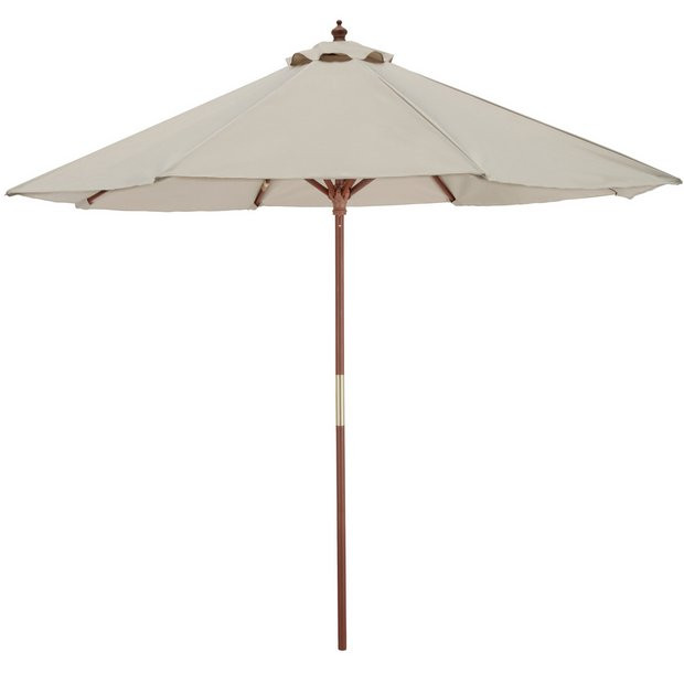 Buy Habitat 2.7m Water Repellent Garden Parasol - Cream | Garden parasols and bases | Habitat | Habitat UK