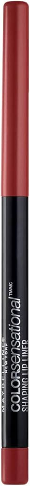 Maybelline Color Sensational Shaping Lip Liner with Self-Sharpening Tip, Brick Red, Red, 1 Count | Amazon (US)