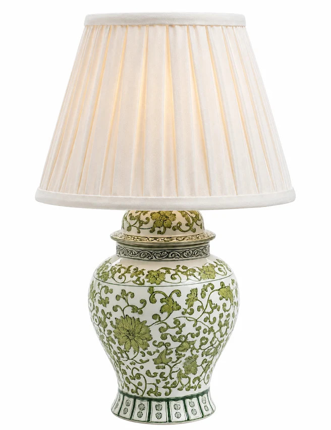 Green Porcelain Rechargeable Lamp | The Enchanted Home