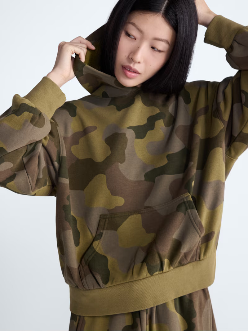 Scoop Women\u2019s and Women\u2019s Plus Oversized Cropped Hoodie, Sizes XS-4X | Walmart (US)