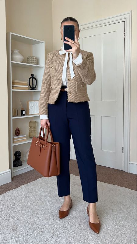 Classic & chic Spring workwear outfit.
Blouse is from Mango, wearing size S. Jacket is from Mango, wearing size M. Trousers are from Zara, I’ve linked similar here.

#LTKuk #LTKworkwear #LTKstyletip