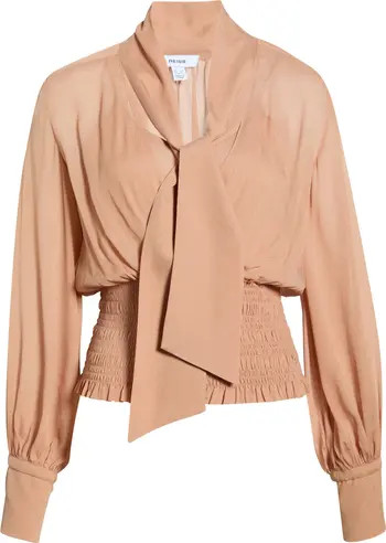 Phoebe Tie-Neck Smock Top | Nordstrom
