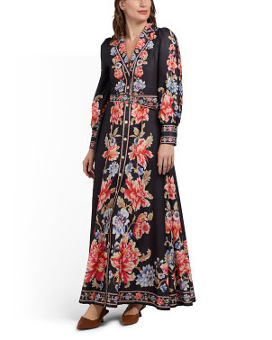 Long Sleeve Floral Maxi Dress | Casual Dresses  | Marshalls | Marshalls