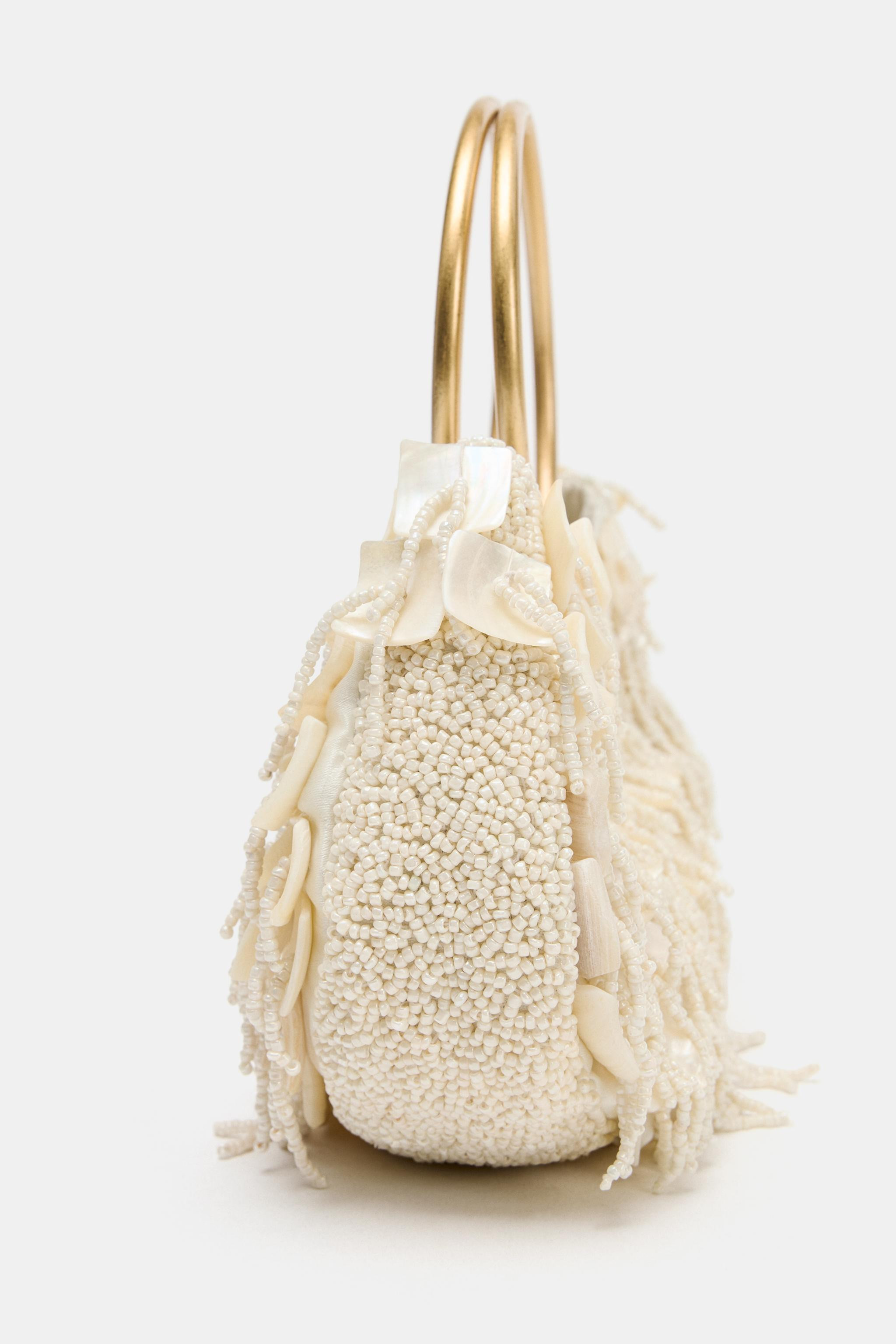 MOTHER-OF-PEARL EFFECT BUCKET BAG | Zara UK