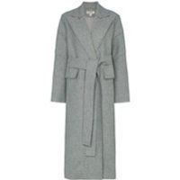 Matériel Long Coat With Belt Fastening - Grey | Farfetch EU