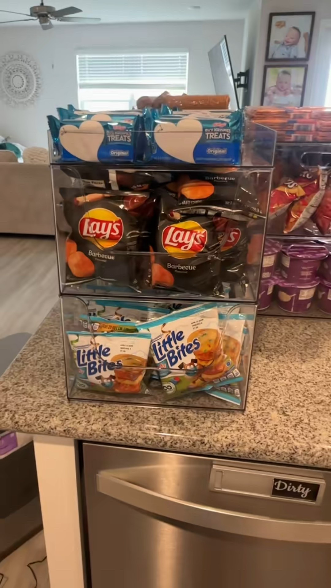The perfect snack storage for pantry 

#organization #kitchen #pantry #homeorganization 

#LTKHome #LTKFindsUnder50