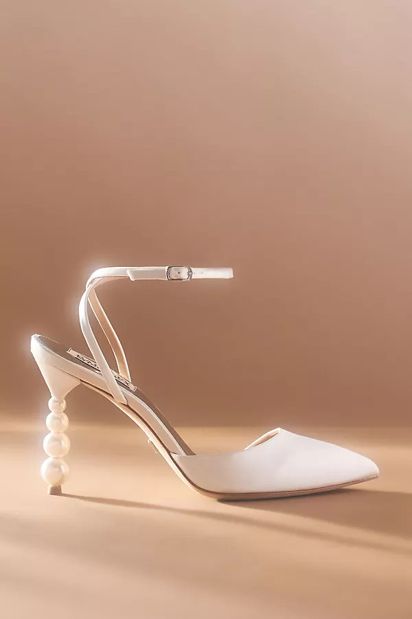 Indie Pointed-Toe Pearl Heels | Anthropologie (US)