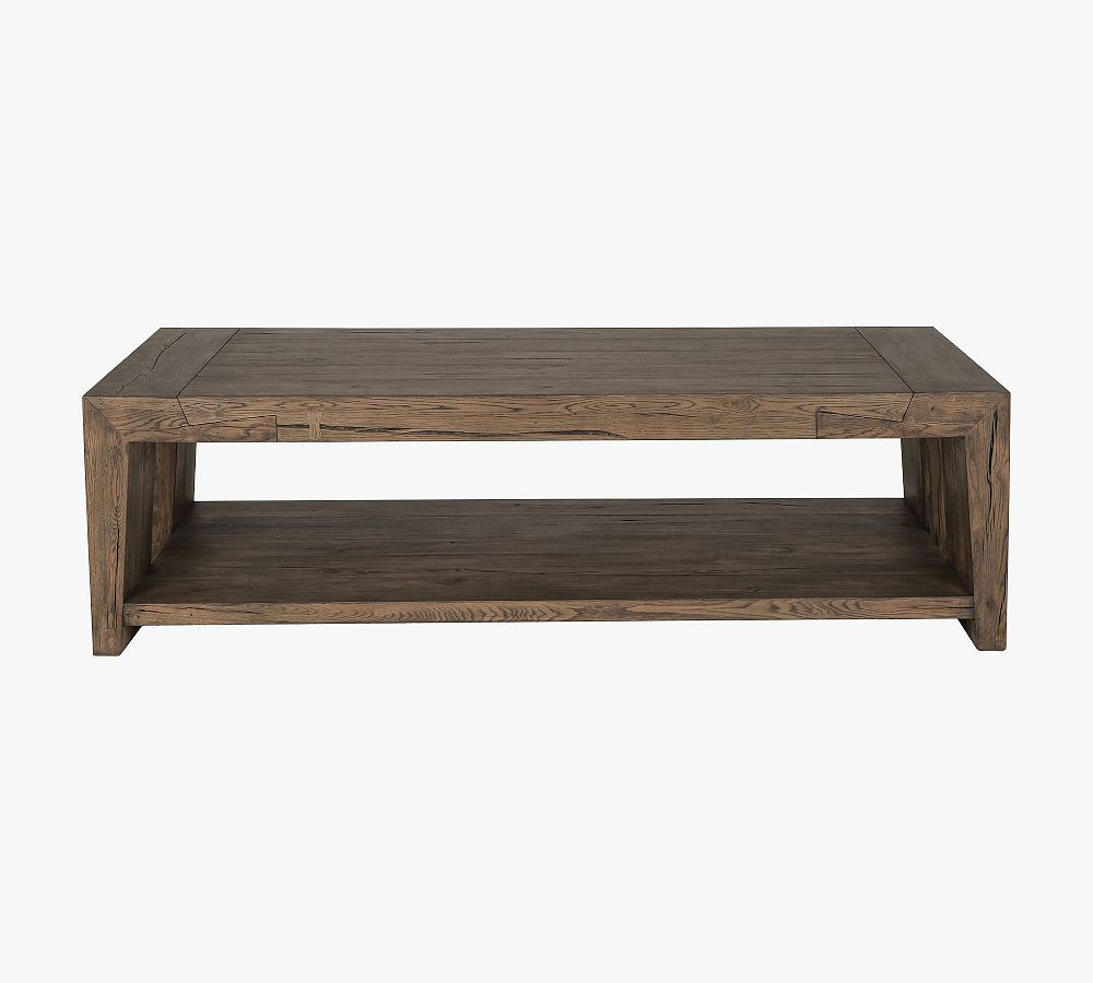 Travis Reclaimed Wood Rectangular Coffee Table (60") | Pottery Barn (US)