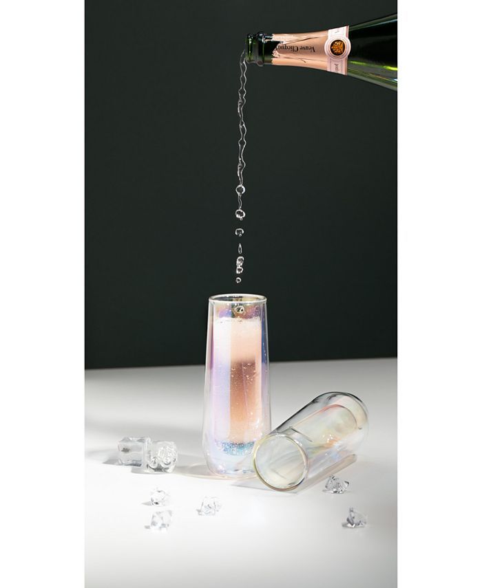 Corkcicle Prism 7oz Glass Flute, Set of 2 & Reviews - Unique Gifts by STORY - Macy's | Macys (US)