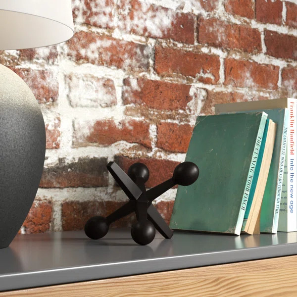 Haiden Creative Metal Jacks Sculpture for Room, Bedroom or Office Décor | Wayfair North America