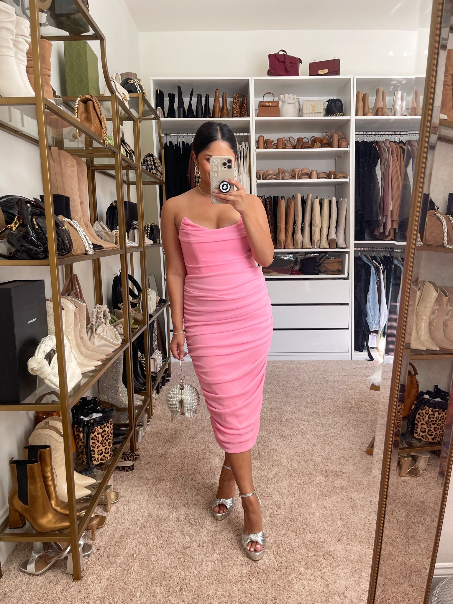 satin midi formal dress Oakley Keyhole Satin Midi Dress • Shop American Threads Boutique Blue / M