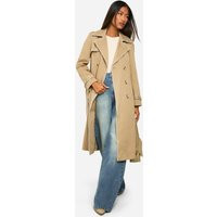 Trench De Tailleur À Coutures Apparentes - Beige - 40, Beige | Boohoo.com (FR)
