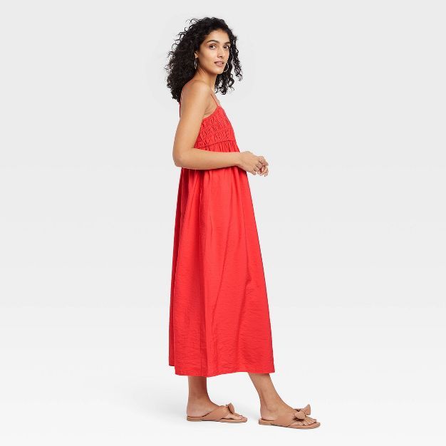 Women's Spaghetti Strap Smocked Dress - A New Day™ | Target