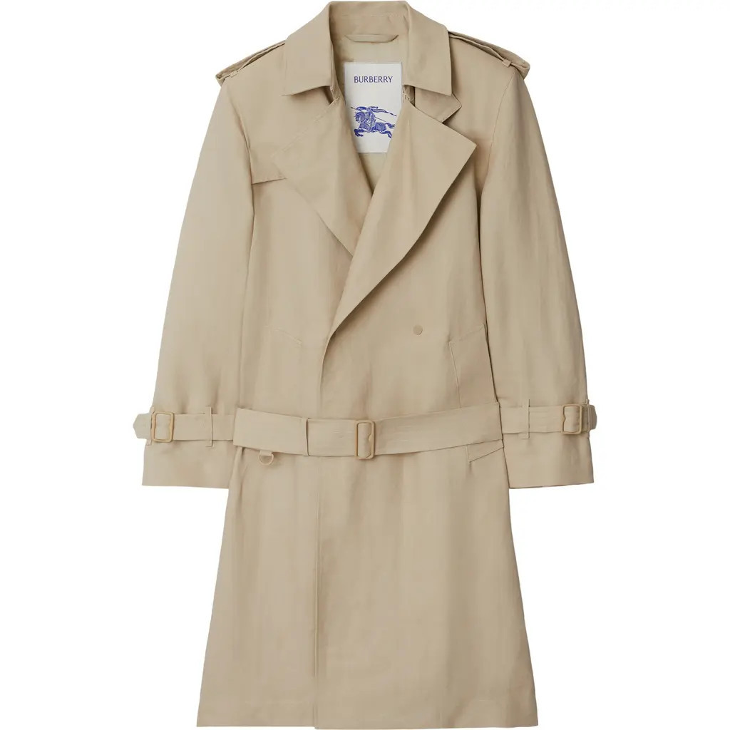 burberry Long Tricotine Trench Coat at Nordstrom, Size 50 | Nordstrom