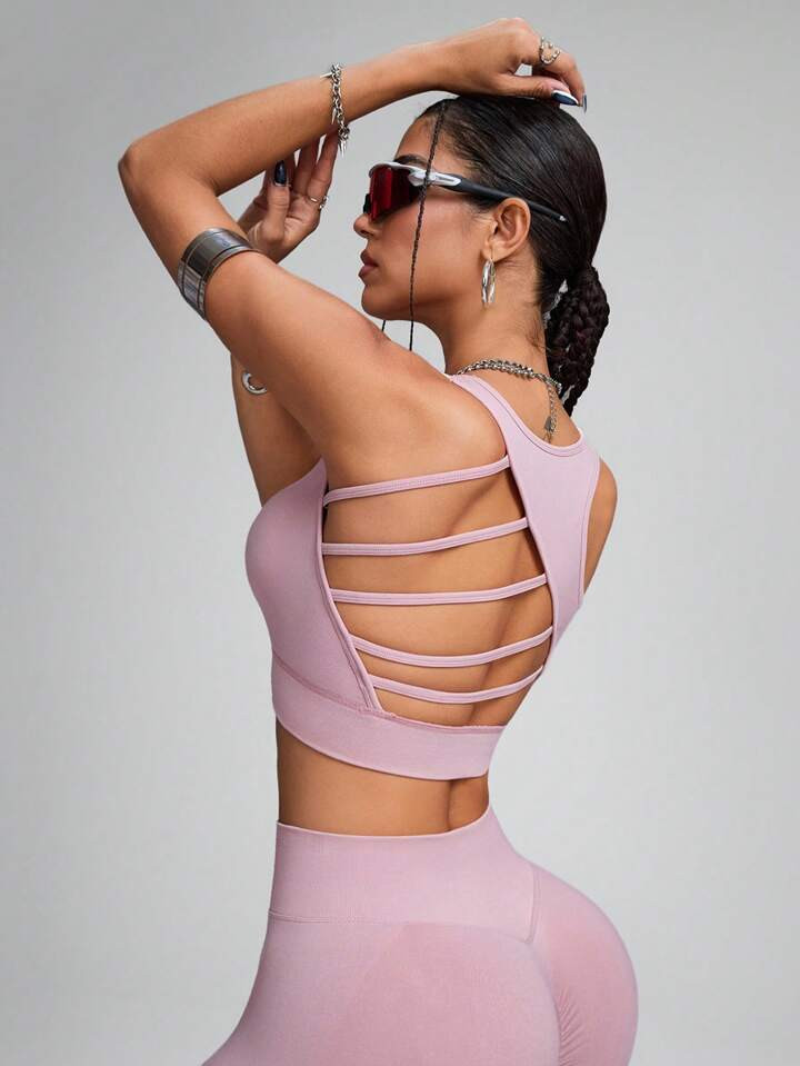 Innovista Sculpt & Support Seamless Set, Gym Active 2packs / 2pieces Sets, Dry Fit For Cardio To ... | SHEIN