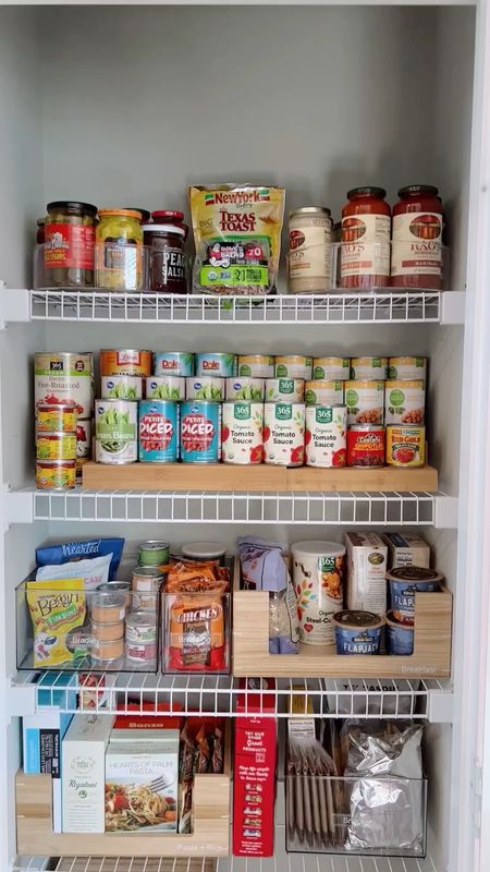 Wood pantry organizers and pantry containers

#LTKFind #LTKfamily #LTKhome