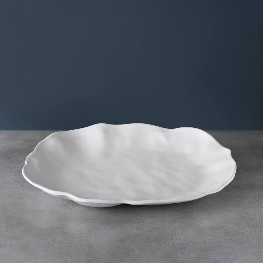 Beatriz-Ball VIDA Nube Large Oval Platter (White/ 11.75-inches) | Amazon (US)