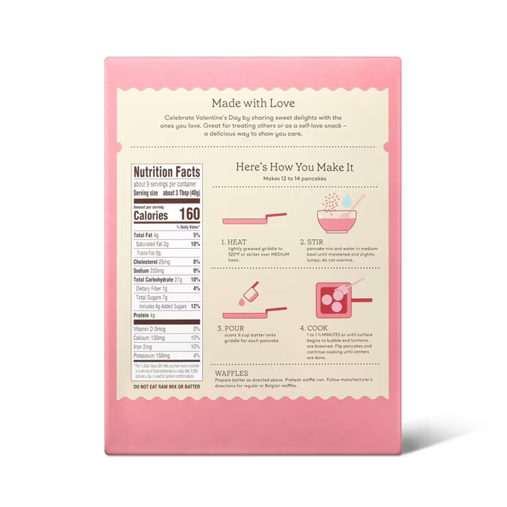 Red Velvet Pancake Mix - 12oz - Favorite Day™ | Target
