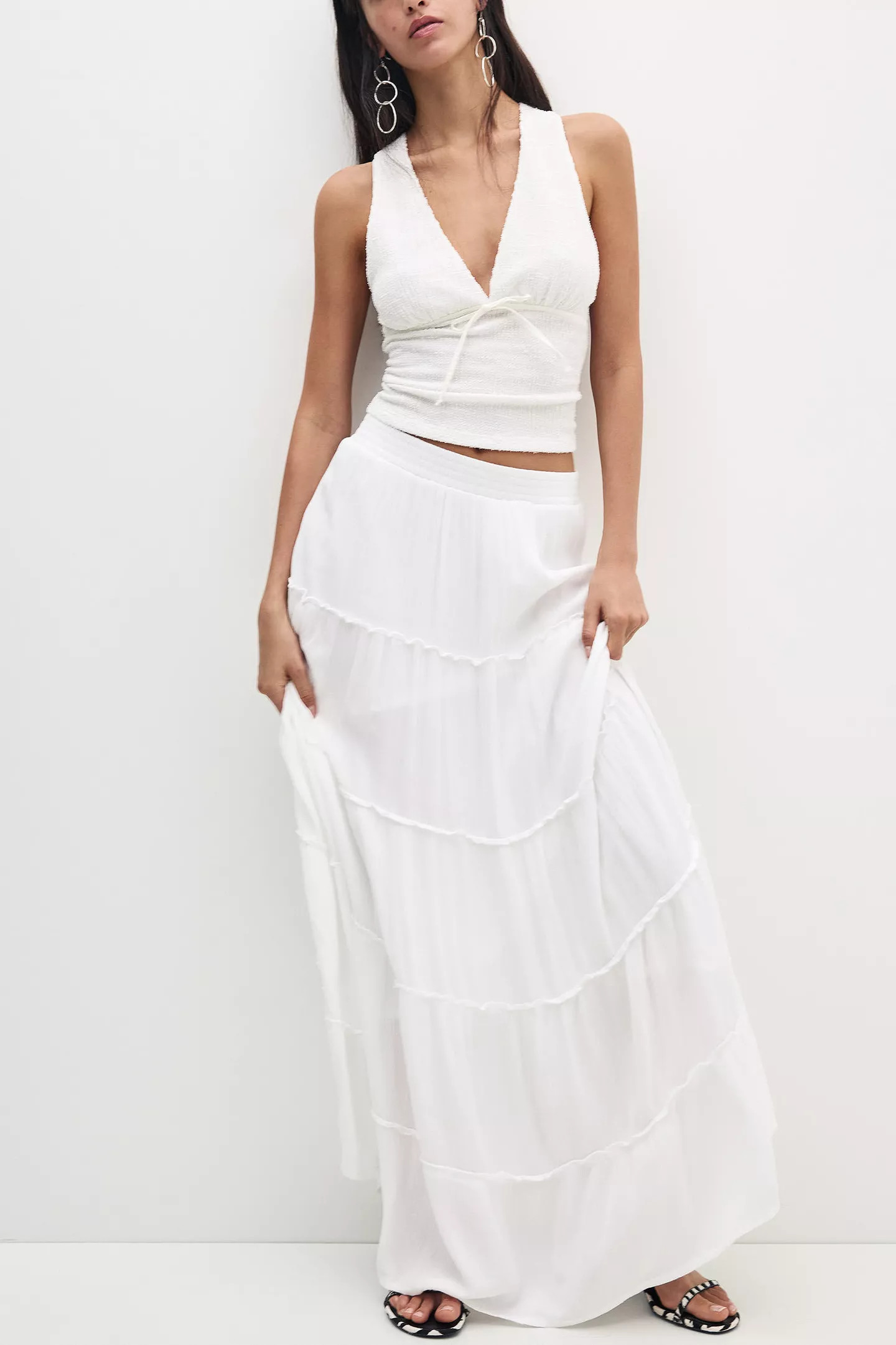 Midirock mit Bahnen | PULL and BEAR DE