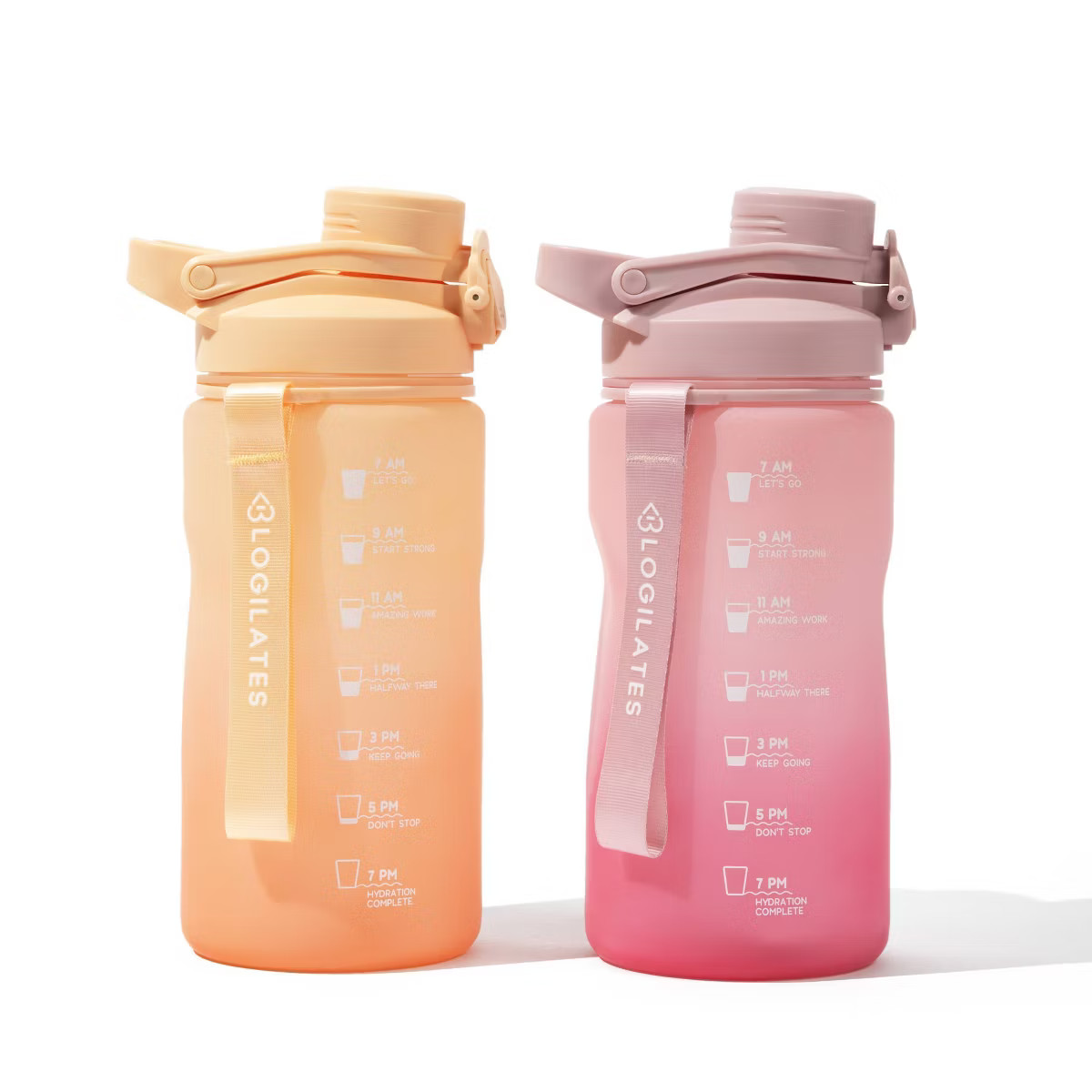 Blogilates 40oz 2pk Water Bottles - Citrus Haze | Target