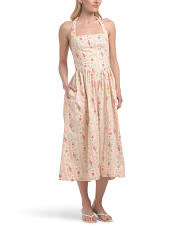 Cotton Halter Neck Printed Maxi Dress | Casual Dresses  | Marshalls | Marshalls