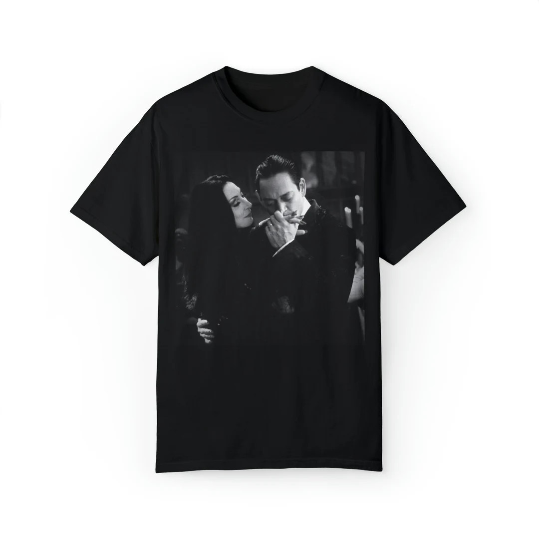 Morticia and Gomez Addams Shirt, Halloween T-shirt, Gothic, Spooky, Coven, Witch Vibes, Dark Roma... | Etsy (US)