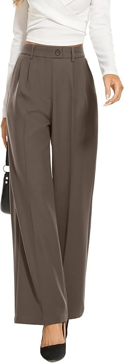 Fall Work Pants for Women Business Casual Office Dress Pants Trousers with Pockets | Amazon (US)