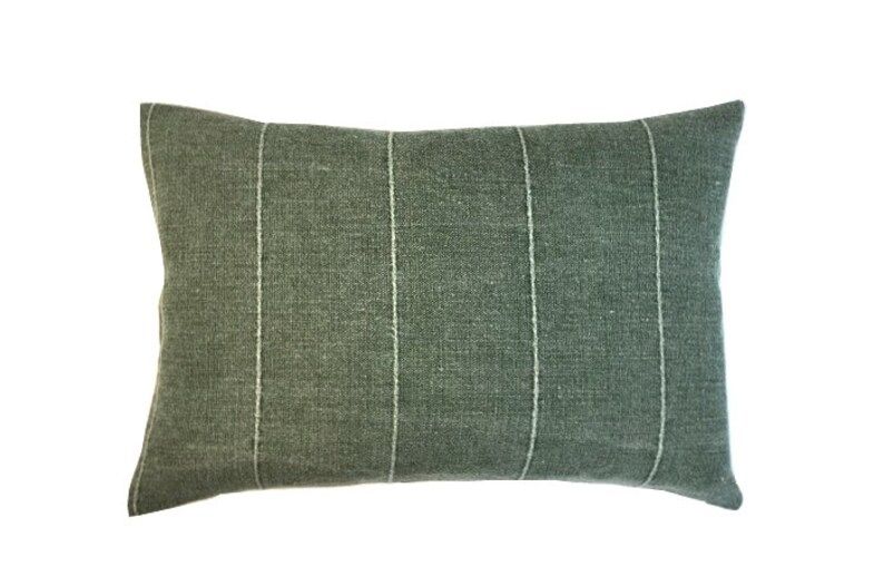 Green Vintage Pillow Cover | Dark Green | LUMBAR Sizes | Drake | Farmhouse | Vintage Style | 1 Or... | Etsy (US)
