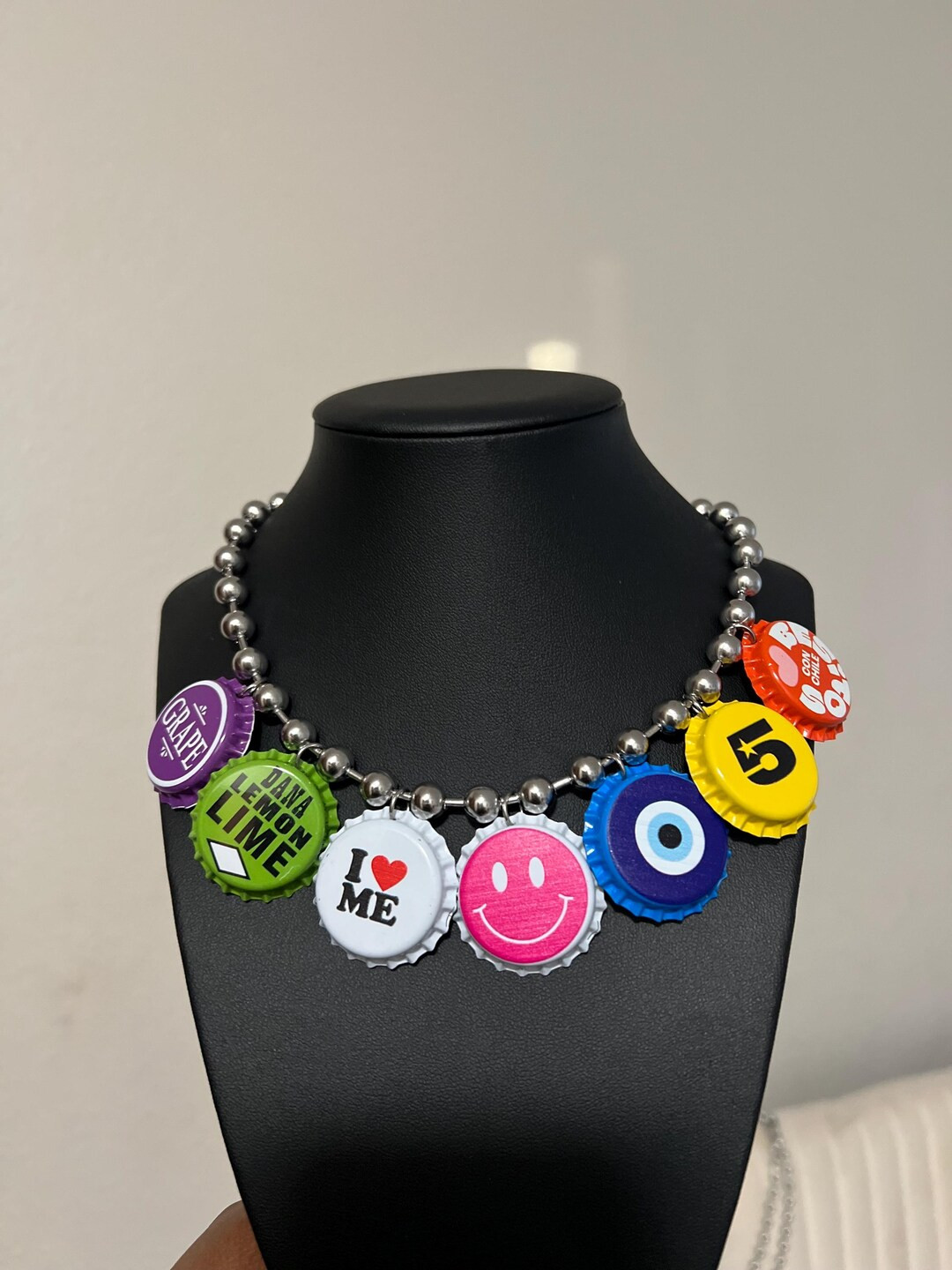 Bottle Cap Necklace - Etsy | Etsy (US)