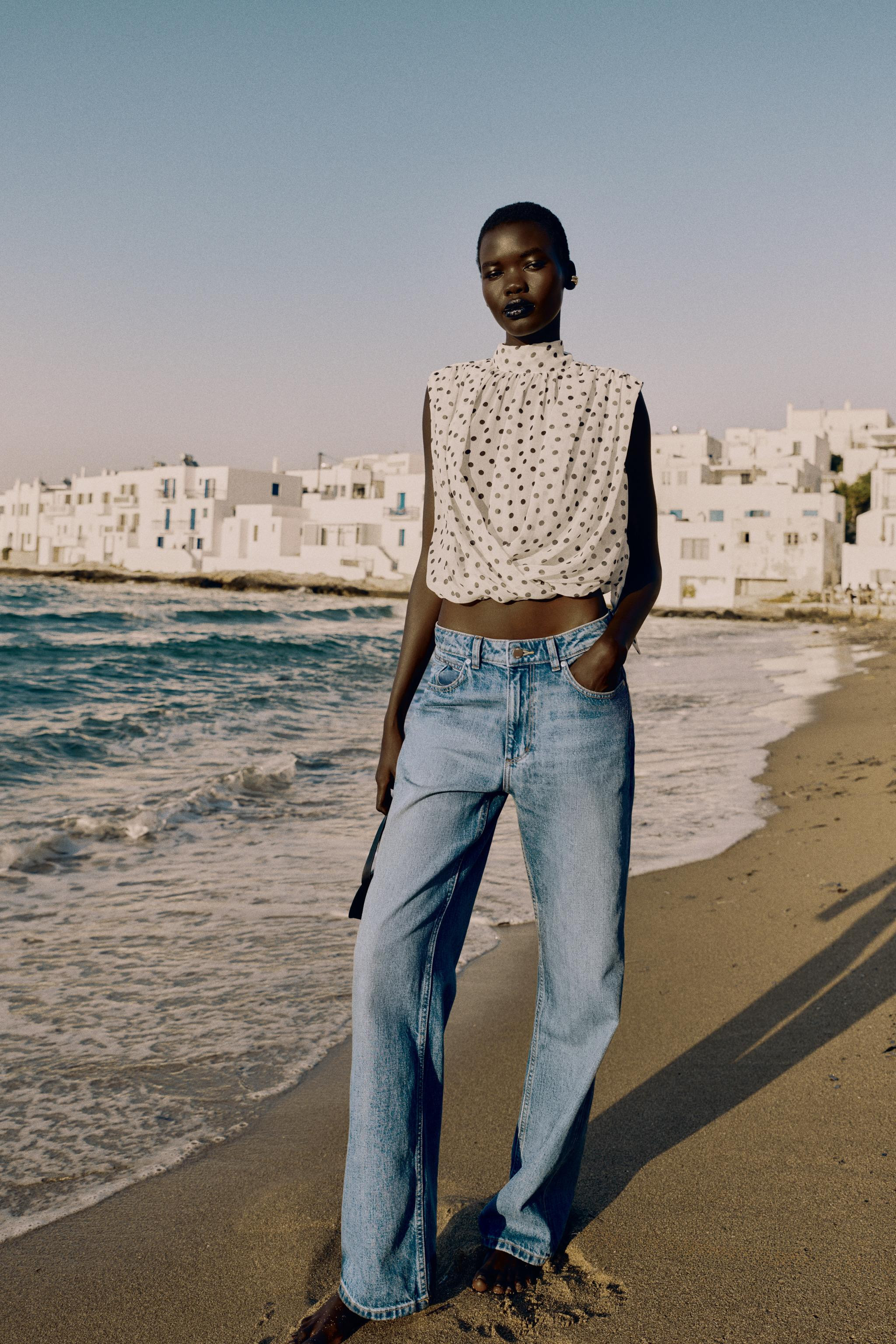 DRAPED BALLOON TOP | Zara US