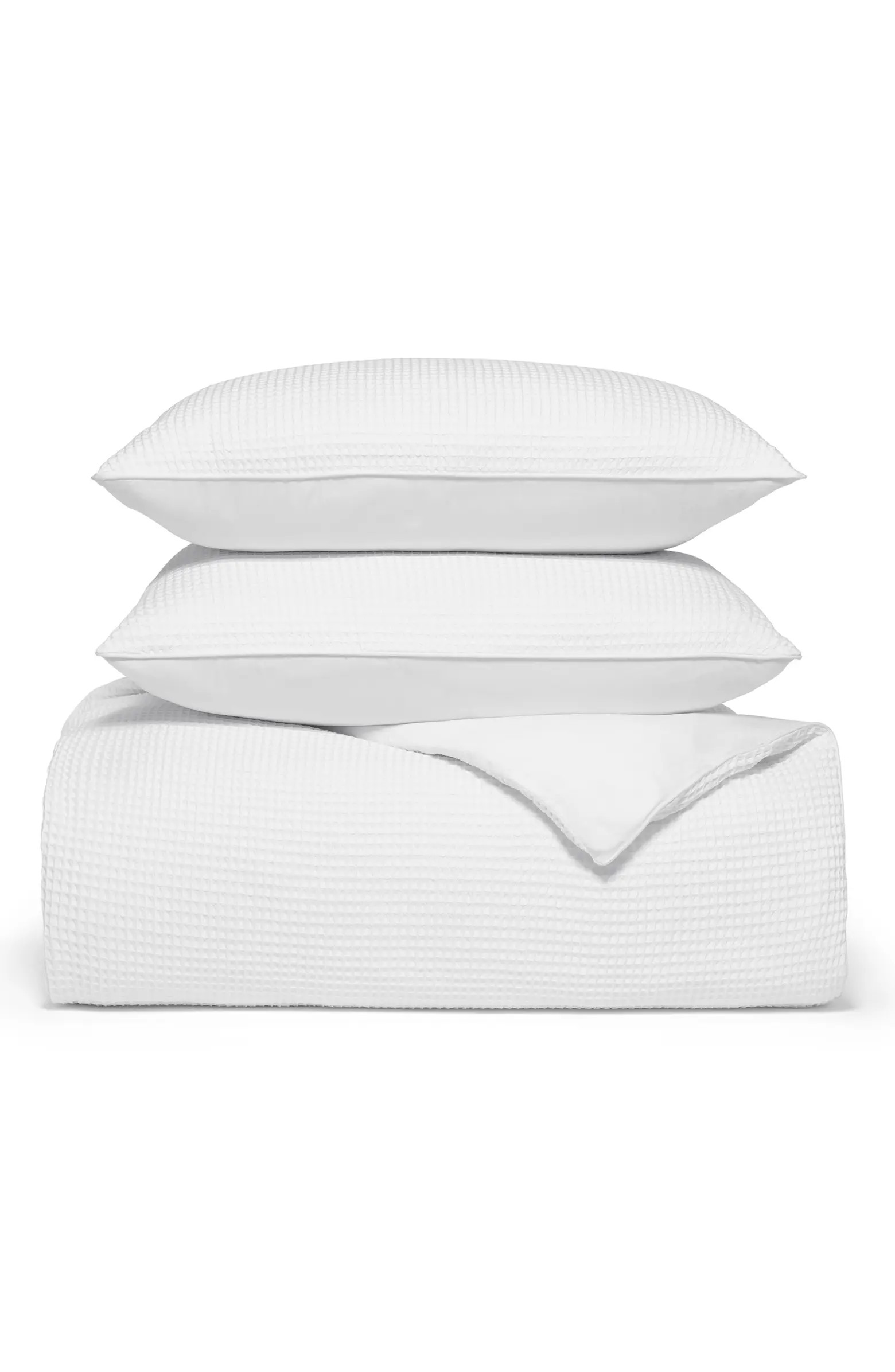 Waffle Weave Organic Cotton Duvet Cover & Sham Set | Nordstrom