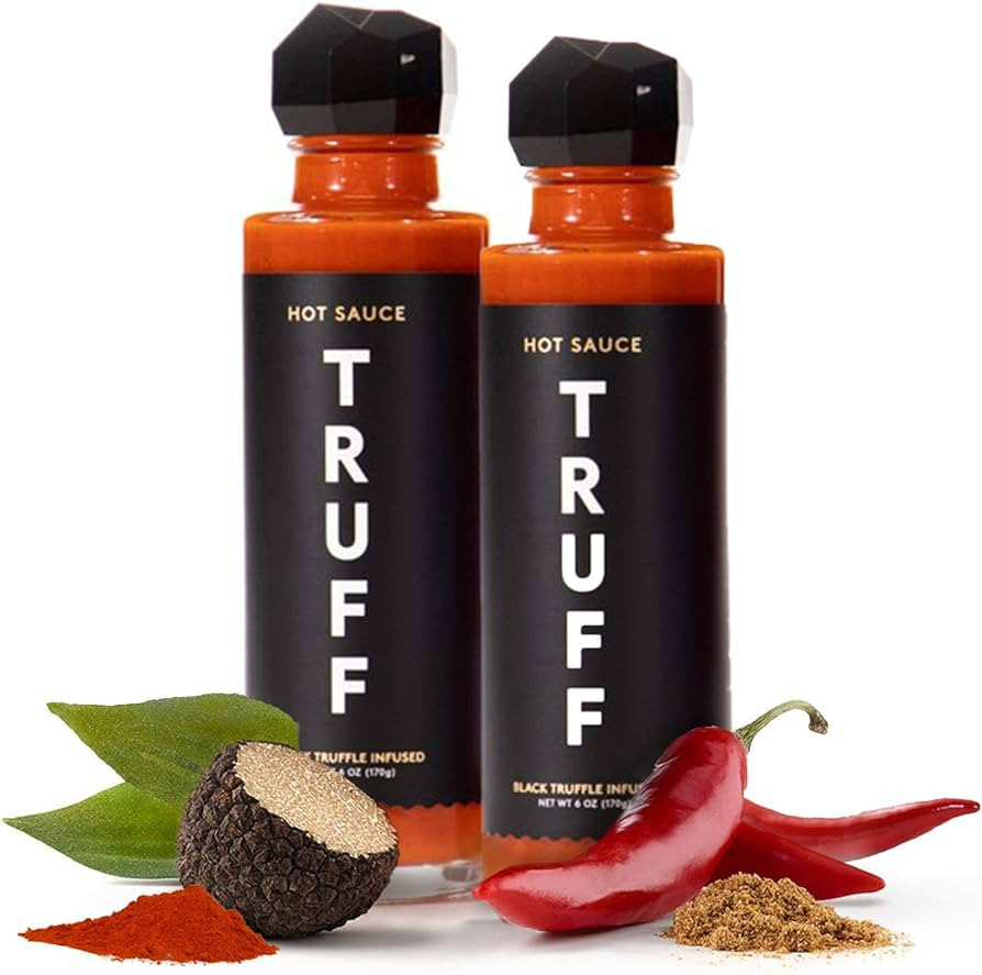 TRUFF Original Black Truffle Hot Sauce 2-Pack Bundle, Gourmet Hot Sauce Set, Black Truffle and Ch... | Amazon (US)
