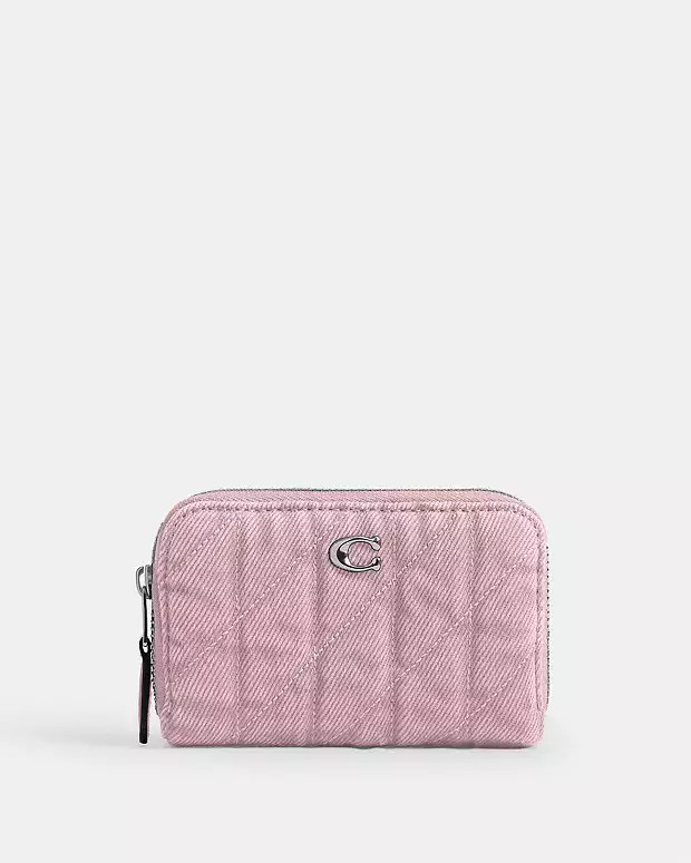 Essential Small Zip Around Card Case With Quilting | Coach (US)