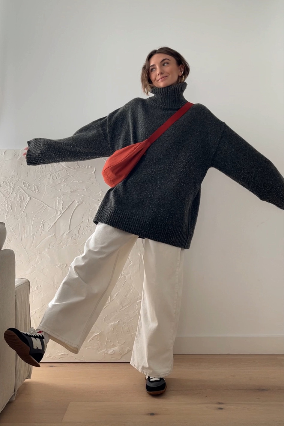 The exact jeans are from Topshop via ASOS.
I wear a size S in the grey Monki jumper. 

#LTKeurope #LTKfit