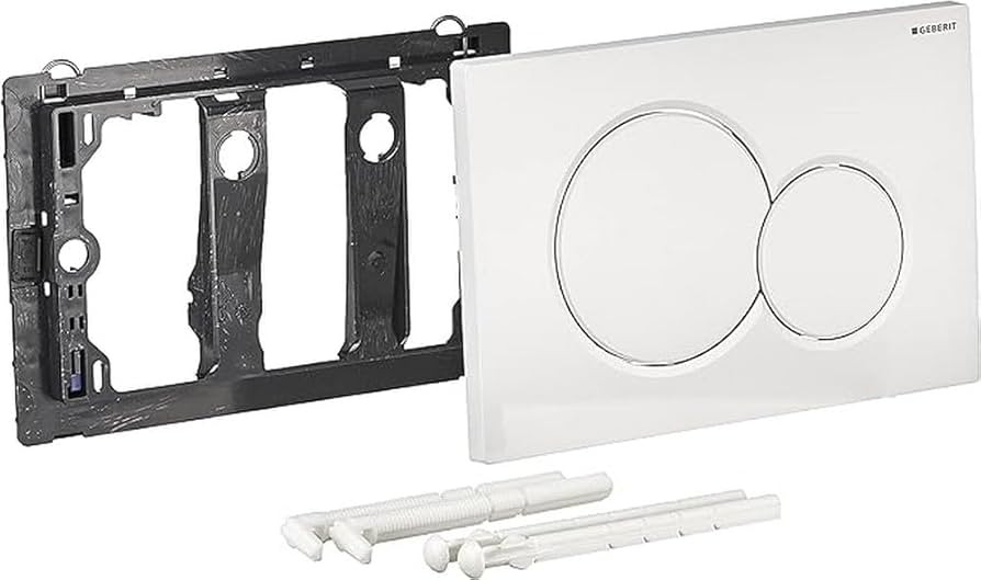 Geberit 115.770.11.5 Actuator Plate, 11.610&quotL x 6.890&quotW x 1.770&Quoth, Alpine White | Amazon (US)