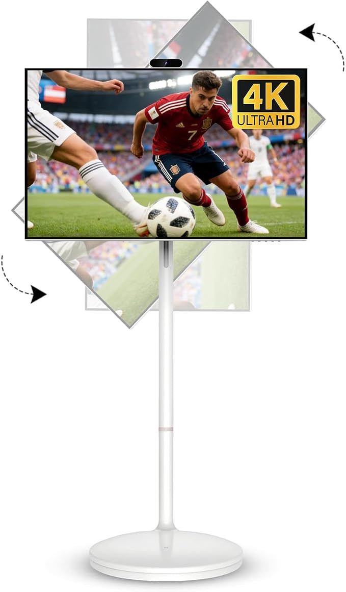 32 Inch 4K Smart Portable TV, Qualcomm CPU, EDLA-Certified, Built-in 20000mAh Battery, 8+128GB, A... | Amazon (US)