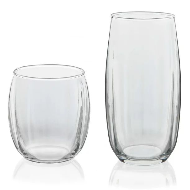 Libbey Samba 16-Piece Tumbler and Rocks Glass Set - Walmart.com | Walmart (US)